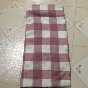 Pink and White (Picnic Table) Scarf